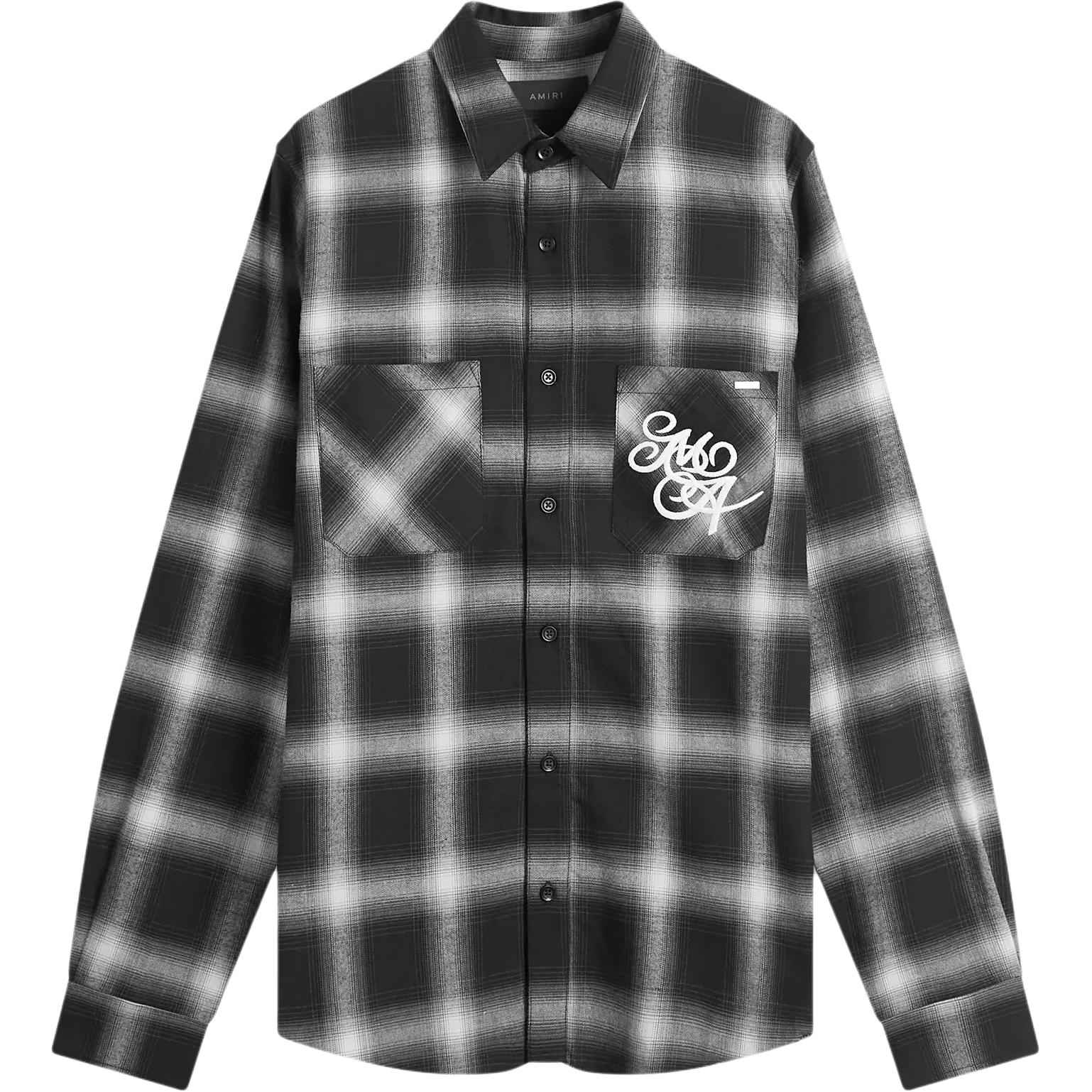 Фланелевая рубашка с принтом Swirl AMIRI, черная
Фланелевая рубашка с принтом Swirl AMIRI, черная