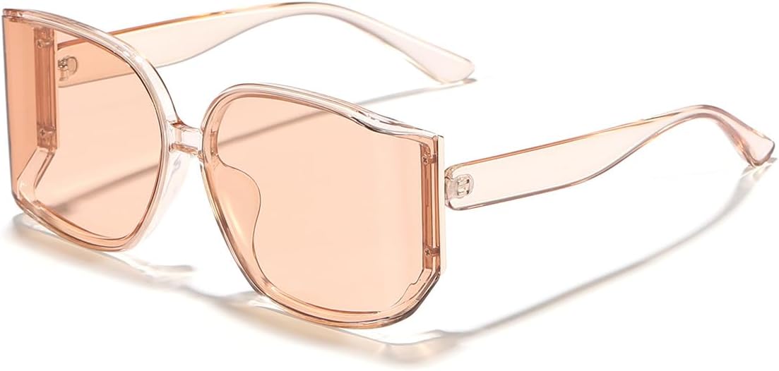 Модные квадратные солнцезащитные очки большого размера для женщин и мужчин, с облегающей оправой, футуристические солнцезащитные очки, дизайнерские модные очки Azoxus, Champagne
Модные квадратные солнцезащитные очки большого размера для женщин и мужчин, с облегающей оправой, футуристические солнцезащитные очки, дизайнерские модные очки Azoxus, Champagne