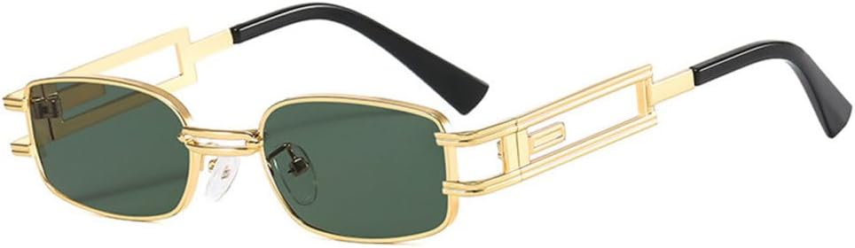 Металлические прямоугольные солнцезащитные очки для женщин в стиле стимпанк, солнцезащитные очки для мужчин в стиле ретро, панк-очки с защитой от УФ-излучения UV400 TYUVIVO, C4gold-green
Металлические прямоугольные солнцезащитные очки для женщин в стиле стимпанк, солнцезащитные очки для мужчин в стиле ретро, панк-очки с защитой от УФ-излучения UV400 TYUVIVO, C4gold-green