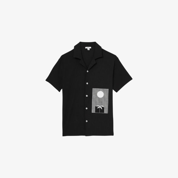 Блузка Reiss Coast с коротким рукавом из эластичной ткани с абстрактным принтом, черный
Блузка Reiss Coast с коротким рукавом из эластичной ткани с абстрактным принтом, черный