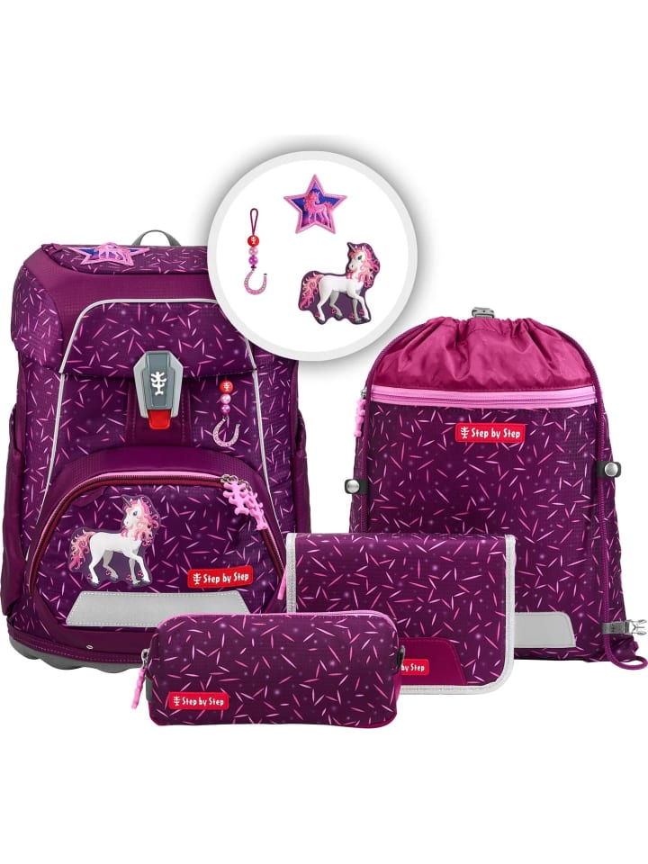 Step by Step Набор школьных сумок FIT Pretty Unicorn Nuala, 5 предметов, фиолетовый
Step by Step Набор школьных сумок FIT Pretty Unicorn Nuala, 5 предметов, фиолетовый