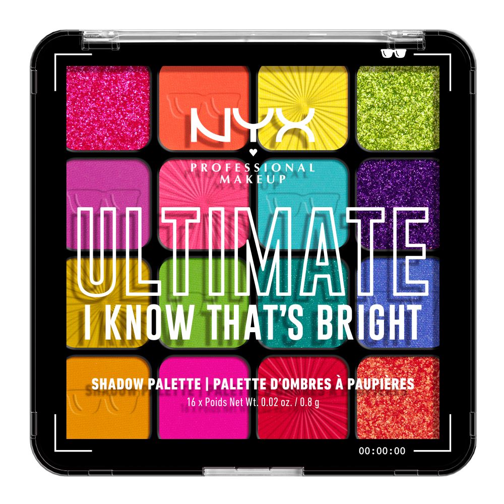 Палитра теней для век ultimate shadow palette in i know that's bright Nyx Professional Makeup, вес 12.8 гр.
Палитра теней для век ultimate shadow palette in i know that's bright Nyx Professional Makeup, вес 12.8 гр.