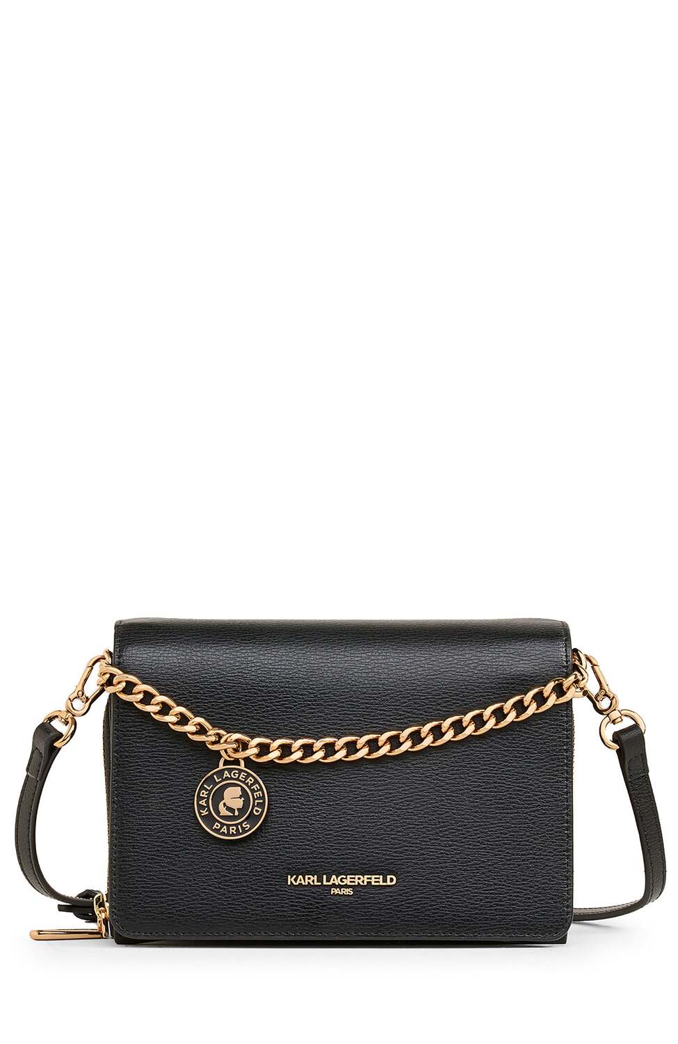 Лурдская поясная сумка Karl Lagerfeld Paris, черный/золотой
Лурдская поясная сумка Karl Lagerfeld Paris, черный/золотой