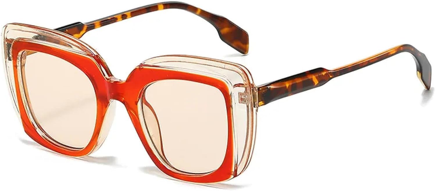 Солнцезащитные очки с защитой от УФ-излучения UV400 | Панк-градиент | Для женщин и мужчин | Для занятий спортом на открытом воздухе и вождения DSVIGF, Orange-lightbrown
Солнцезащитные очки с защитой от УФ-излучения UV400 | Панк-градиент | Для женщин и мужчин | Для занятий спортом на открытом воздухе и вождения DSVIGF, Orange-lightbrown