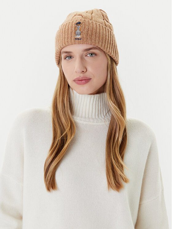 Шапка 455981433003 Polo Ralph Lauren, коричневый 
Шапка 455981433003 Polo Ralph Lauren, коричневый