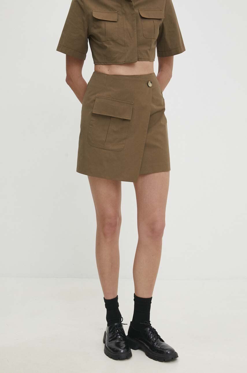 Хлопковая юбка Answear Lab, зеленый
Хлопковая юбка Answear Lab, зеленый