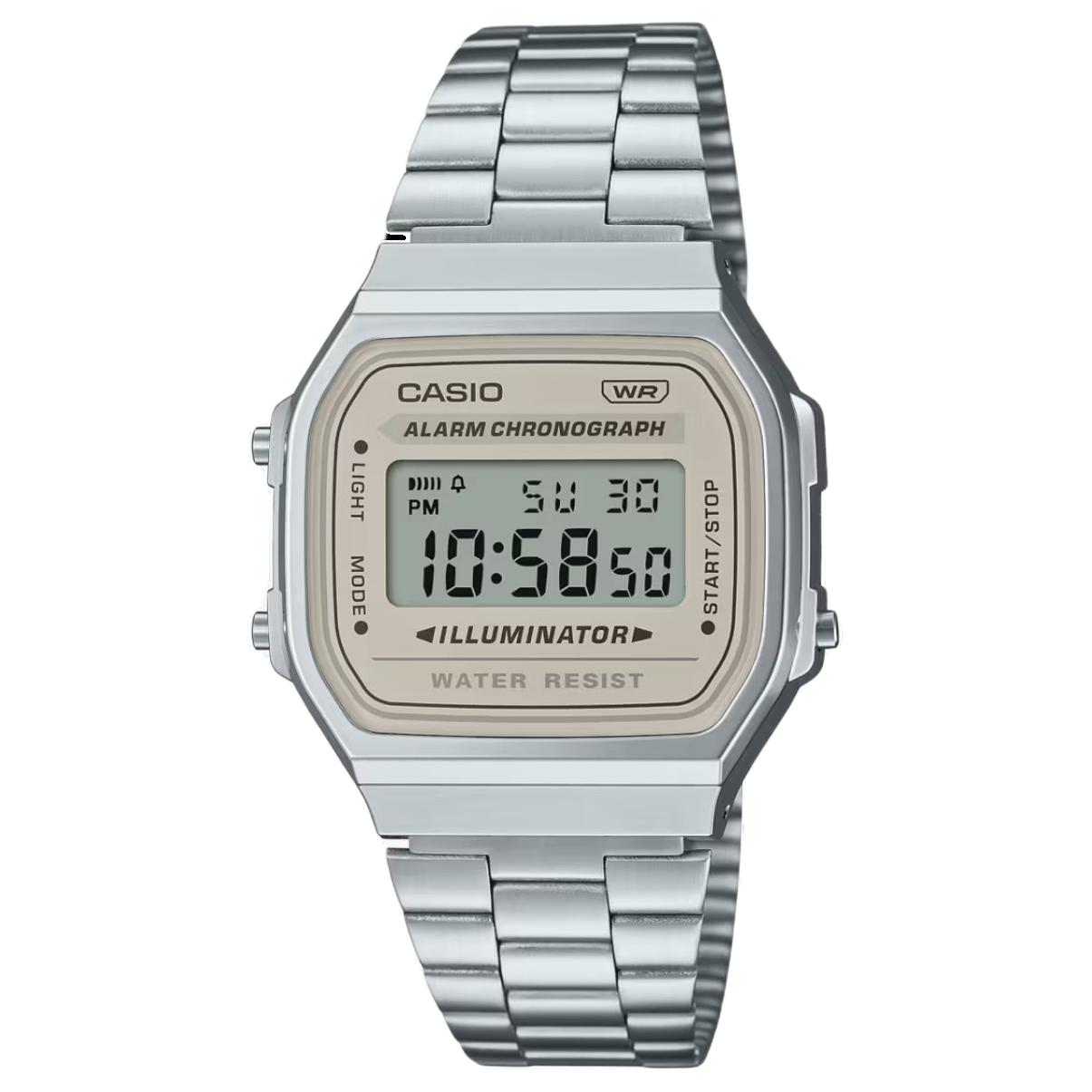 Унисекс винтажная серия Желтые часы A168wa-8a CASIO
Унисекс винтажная серия Желтые часы A168wa-8a CASIO