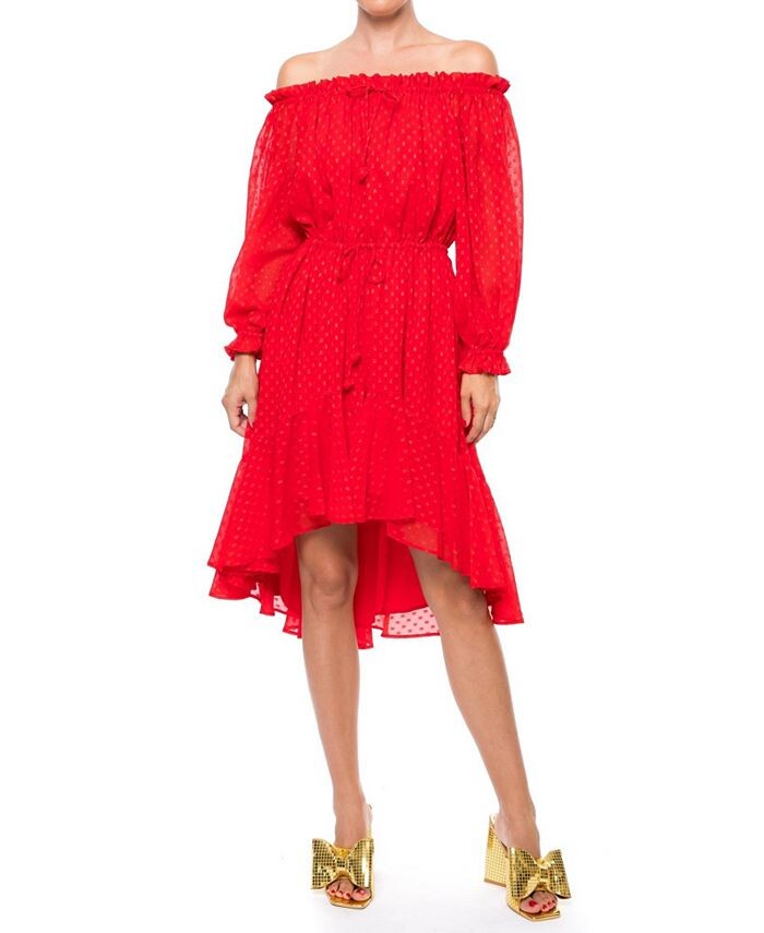 Женское платье миди Keiko Meghan Los Angeles, красный
Женское платье миди Keiko Meghan Los Angeles, красный