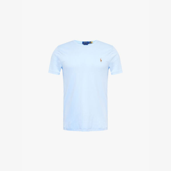Футболка из хлопкового джерси с короткими рукавами Pima Polo Ralph Lauren, синий
Футболка из хлопкового джерси с короткими рукавами Pima Polo Ralph Lauren, синий