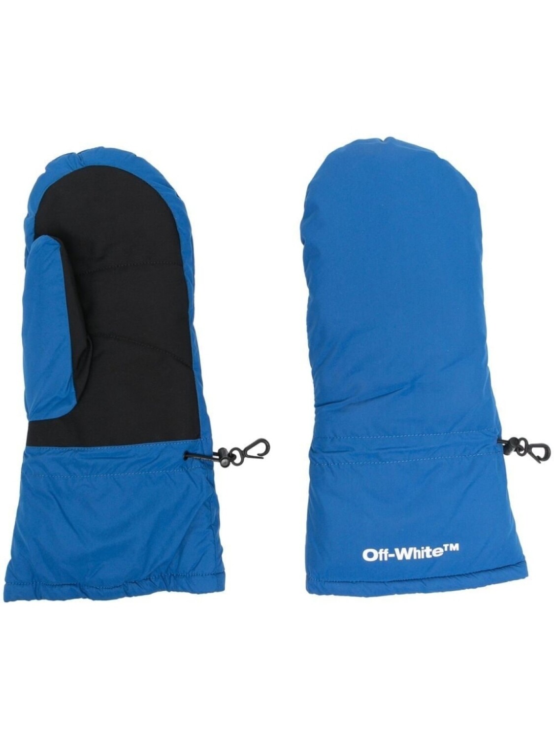 Off-White дутые варежки с логотипом, синий
Off-White дутые варежки с логотипом, синий