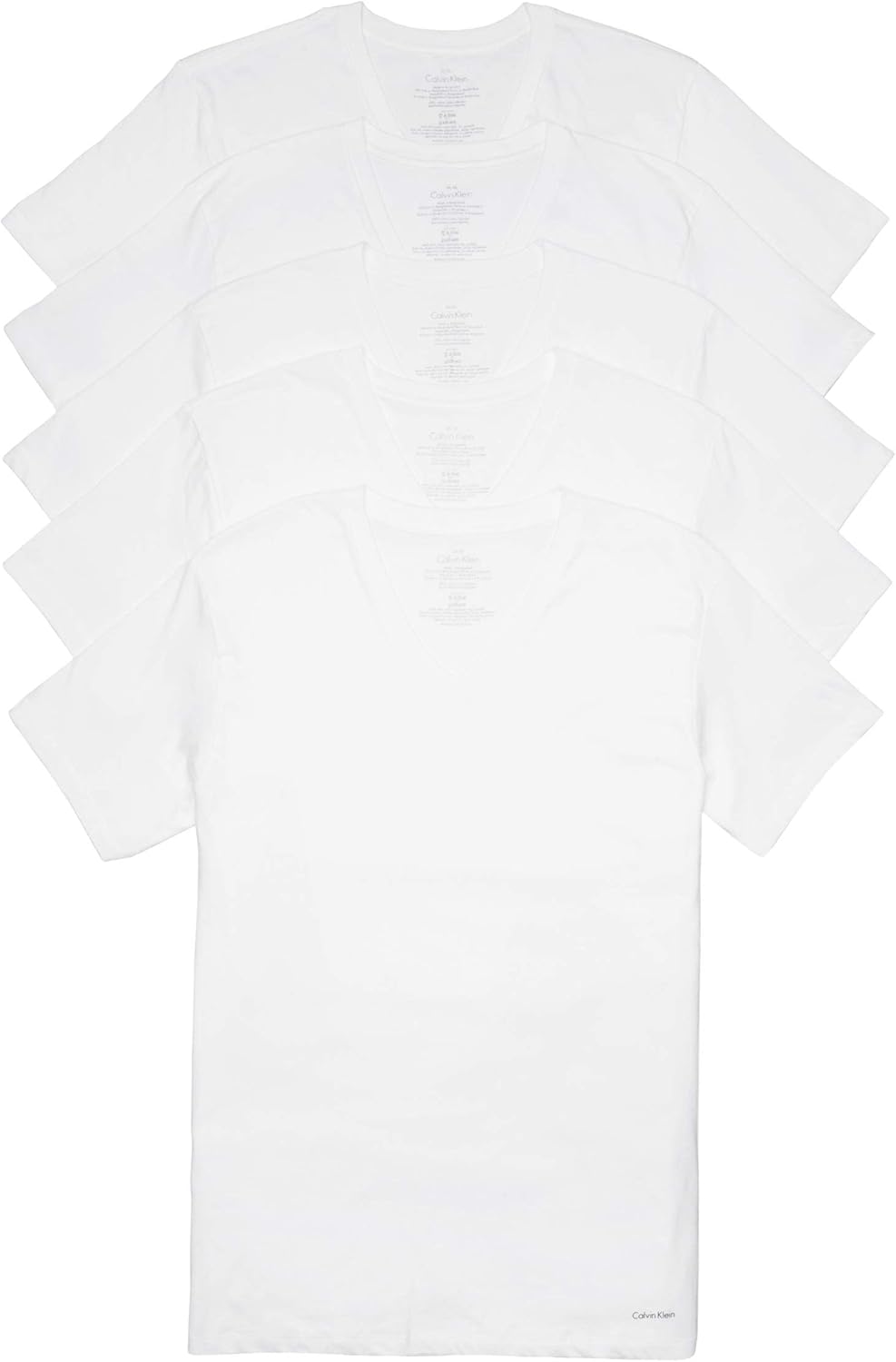 Комплект из 3 мужских классических хлопковых маек Calvin Klein, 5 White V-Neck
Комплект из 3 мужских классических хлопковых маек Calvin Klein, 5 White V-Neck
