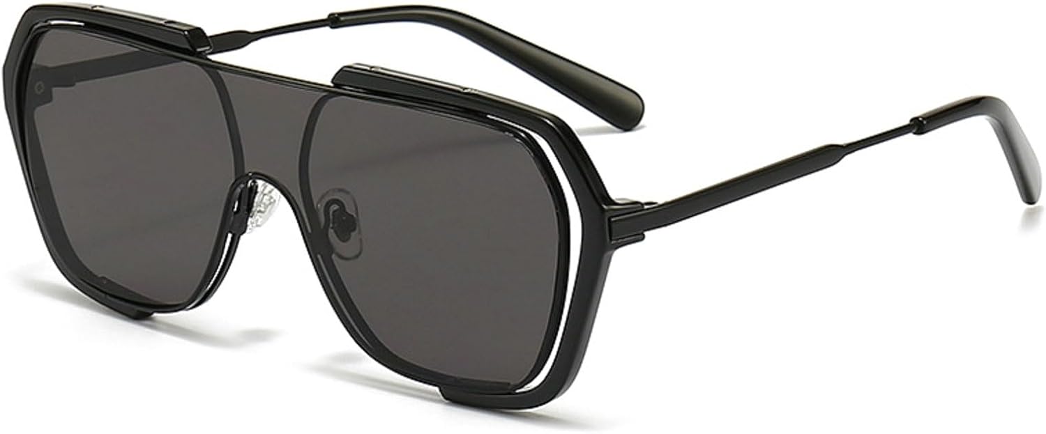 Модные большие квадратные солнцезащитные очки-моноблочные очки для женщин в стиле ретро с желтыми линзами, защита от УФ-излучения UV400, для мужчин в стиле панк, N45 mincl, Black
Модные большие квадратные солнцезащитные очки-моноблочные очки для женщин в стиле ретро с желтыми линзами, защита от УФ-излучения UV400, для мужчин в стиле панк, N45 mincl, Black