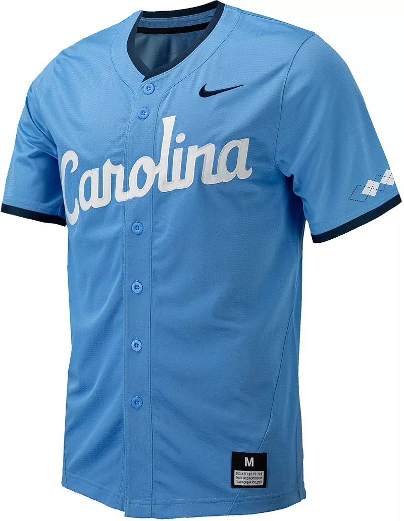 Мужская бейсбольная майка на пуговицах Nike North Carolina Tar Heels Carolina Blue с полной пуговицей
Мужская бейсбольная майка на пуговицах Nike North Carolina Tar Heels Carolina Blue с полной пуговицей