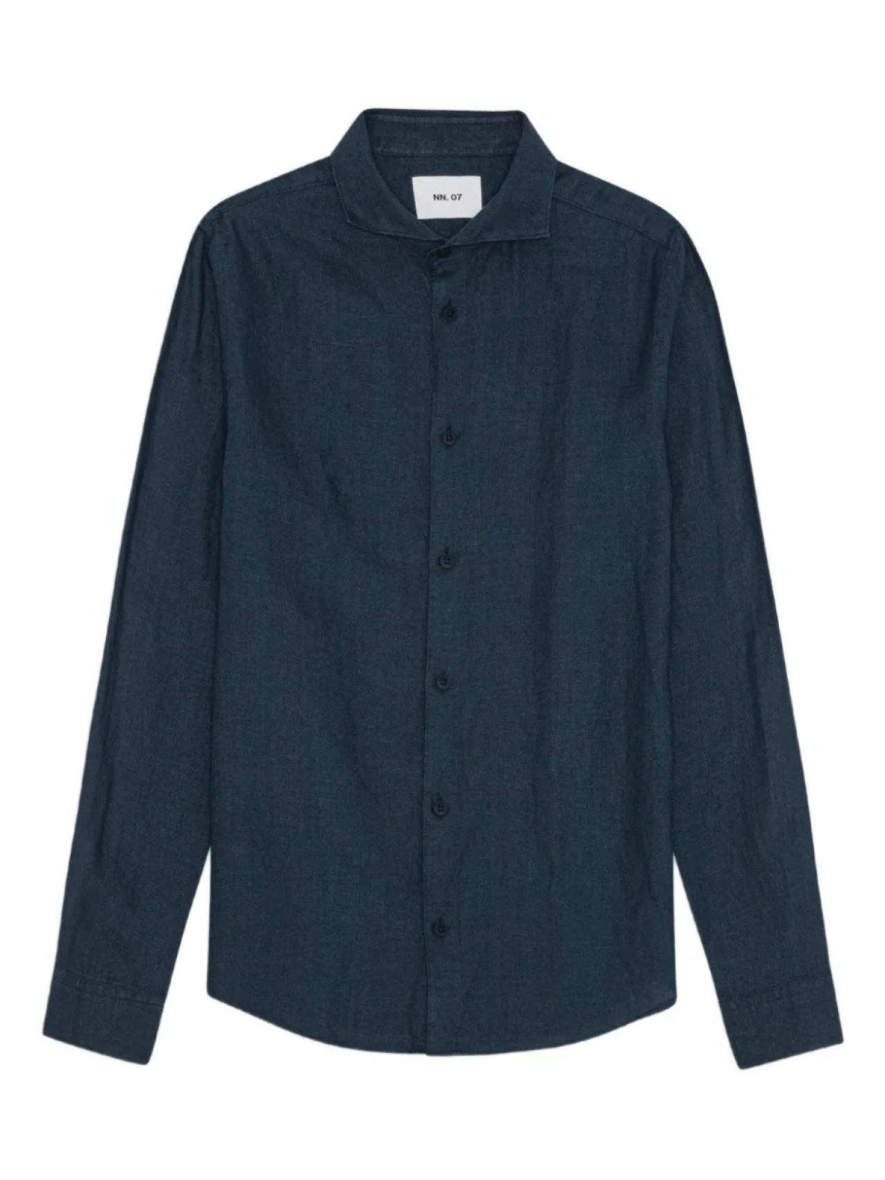 Льняная рубашка NN07, синий 
Льняная рубашка NN07, синий
