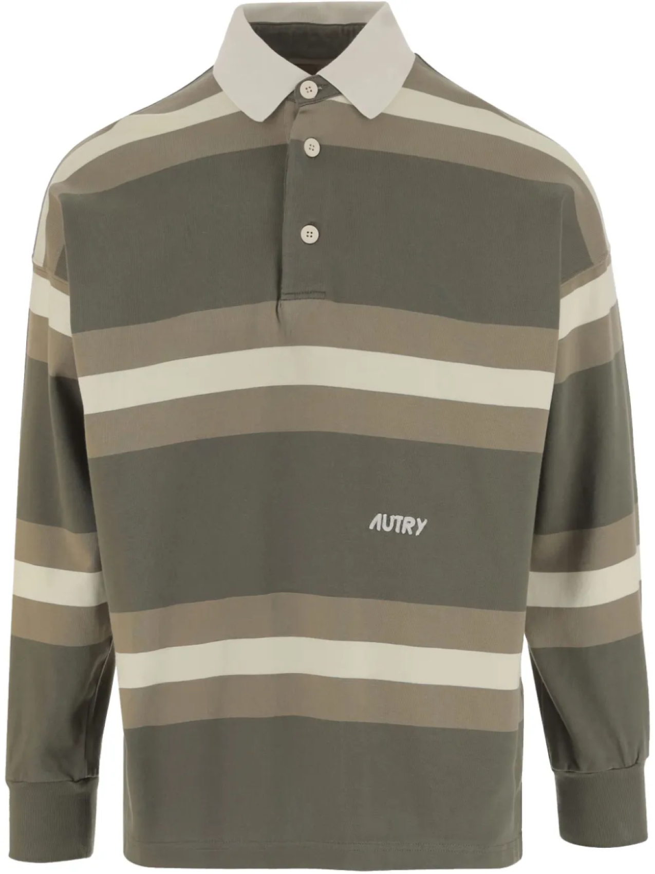 Рубашка-поло Autry из хлопка в полоску, зеленый
Рубашка-поло Autry из хлопка в полоску, зеленый