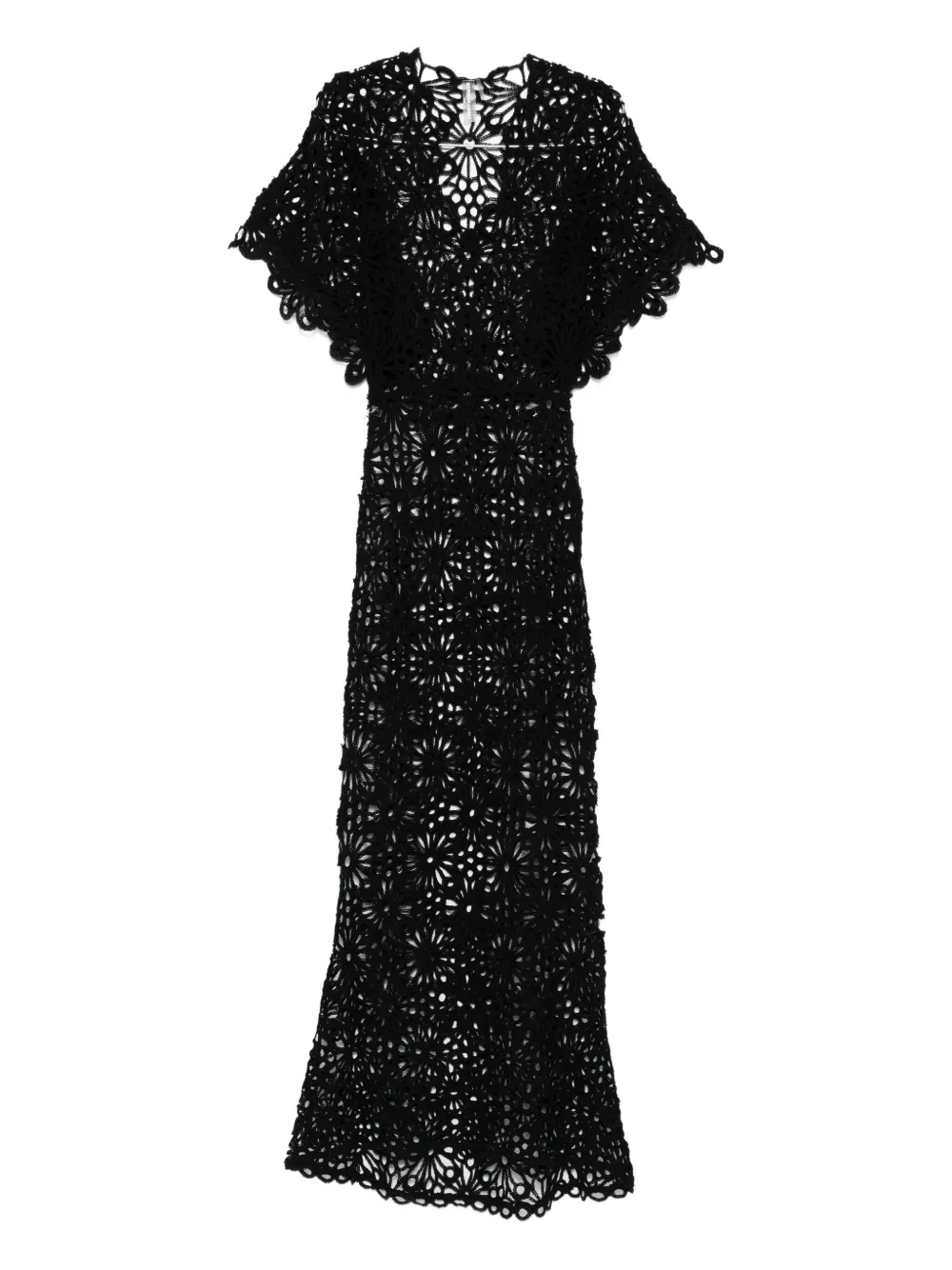 Платье с цветочным кружевом Norma Kamali, черный
Платье с цветочным кружевом Norma Kamali, черный