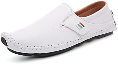 Мужские кожаные лоферы с квадратным носком и мягкой подошвой на липучке, дышащие и удобные, слипоны, мокасины, лодочные туфли, повседневная модная обувь для ходьбы и вождения Eftcal, белый
Мужские кожаные лоферы с квадратным носком и мягкой подошвой на липучке, дышащие и удобные, слипоны, мокасины, лодочные туфли, повседневная модная обувь для ходьбы и вождения Eftcal, белый