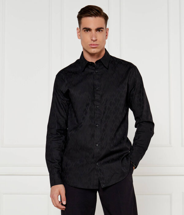 Рубашка мужская Armani Exchange с монограммами, черный
Рубашка мужская Armani Exchange с монограммами, черный
