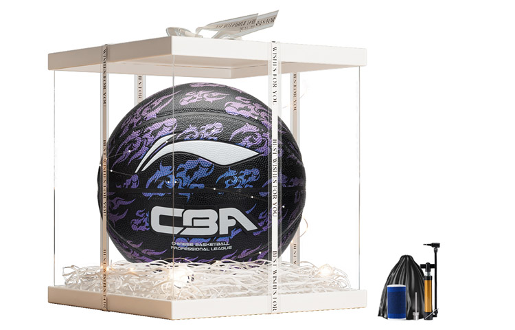 LINING Коллекция CBA баскетбольный мяч PU черный фиолетовый размер 7 тренировочный unisex
LINING Коллекция CBA баскетбольный мяч PU черный фиолетовый размер 7 тренировочный unisex