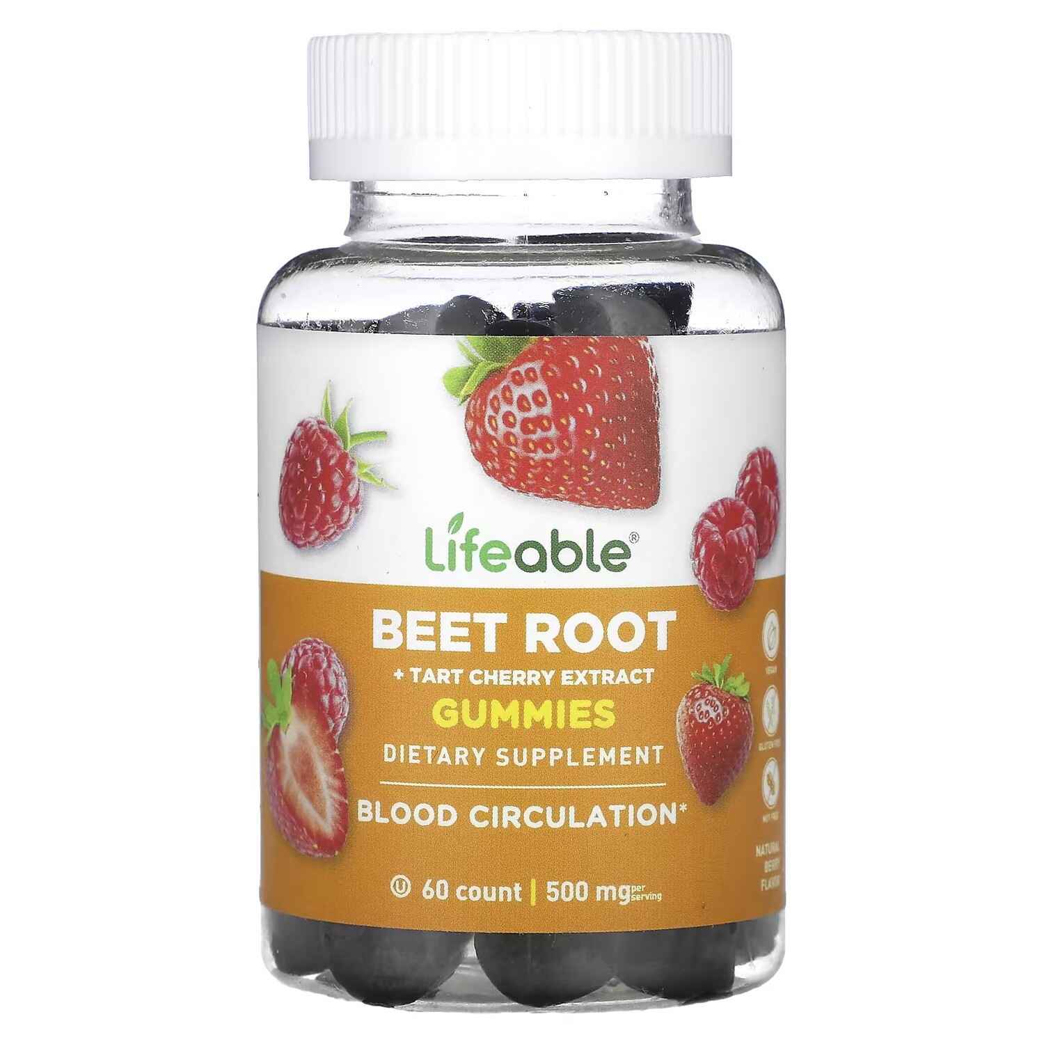 Добавка Lifeable с экстрактом экстракта свеклы и вишни со вкусом натуральных ягод, 60 жевательных таблеток
Добавка Lifeable с экстрактом экстракта свеклы и вишни со вкусом натуральных ягод, 60 жевательных таблеток