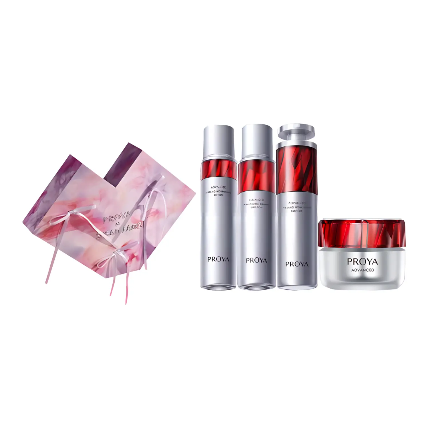 Набор для увлажнения кожи Ruby, подтягивающий, увлажняющий и питающий, облегченная версия 120мл+120мл+30мл+50г PROYA
Набор для увлажнения кожи Ruby, подтягивающий, увлажняющий и питающий, облегченная версия 120мл+120мл+30мл+50г PROYA