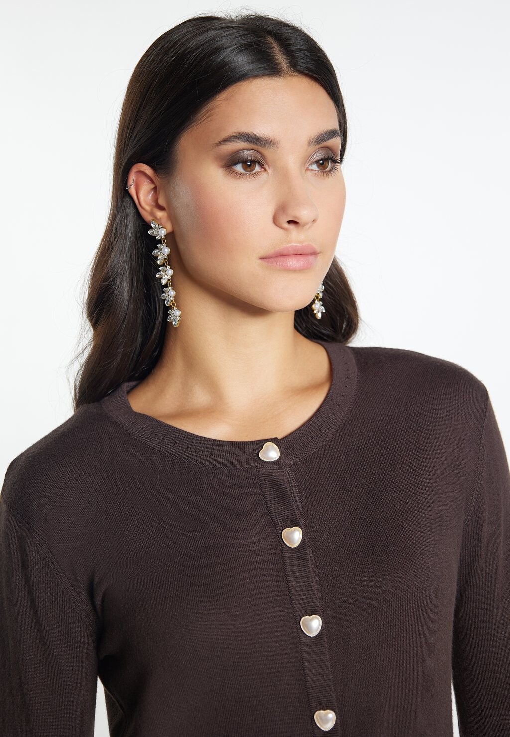 Кардиган MINYA faina, темно-коричневый 
Кардиган MINYA faina, темно-коричневый