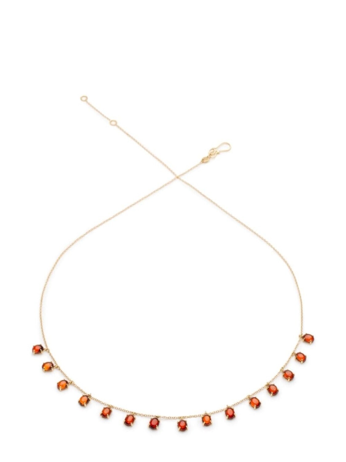 Колье Dancing Drops из желтого золота с гранатом We by WHITEbIRD, золотой 
Колье Dancing Drops из желтого золота с гранатом We by WHITEbIRD, золотой