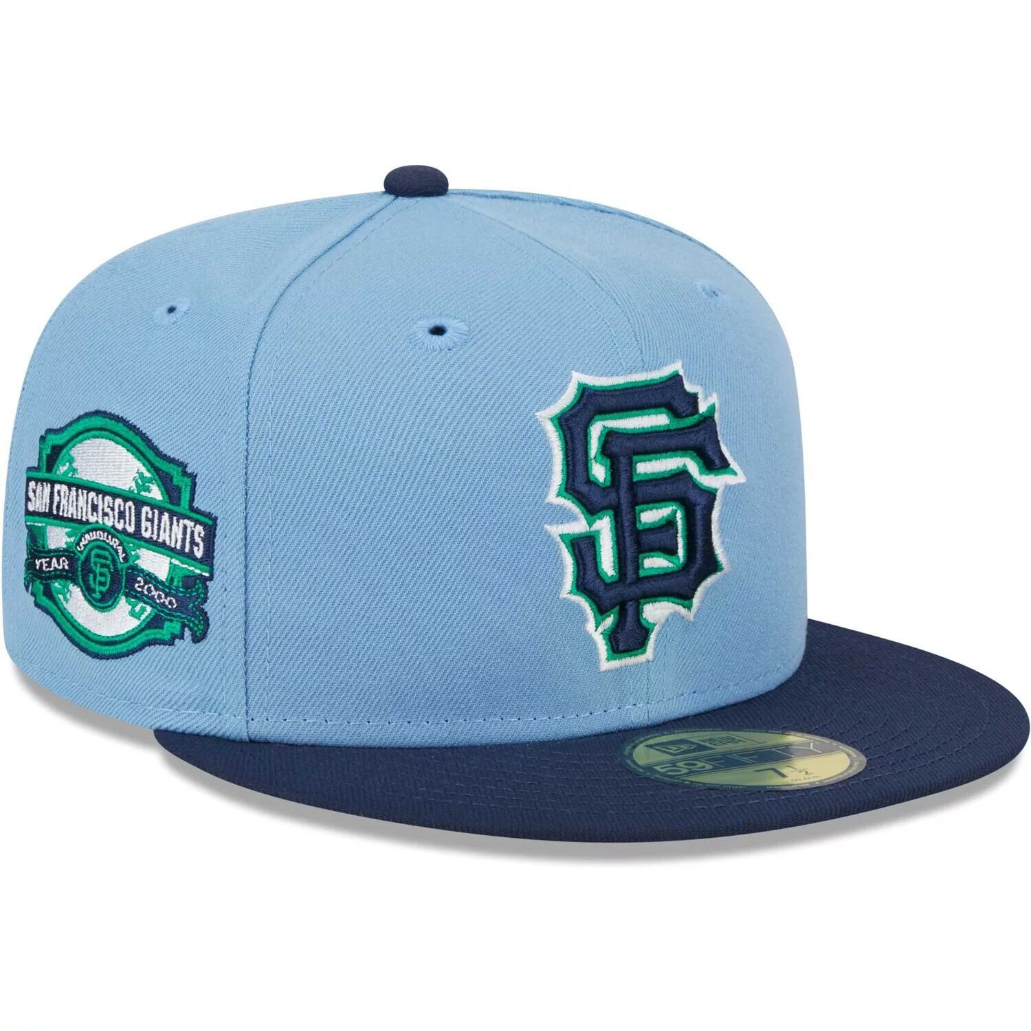 Мужская New Era Голубой/Темно-синий San Francisco Giants Green Undervisor 59FIFTY Облегающая шляпа
Мужская New Era Голубой/Темно-синий San Francisco Giants Green Undervisor 59FIFTY Облегающая шляпа