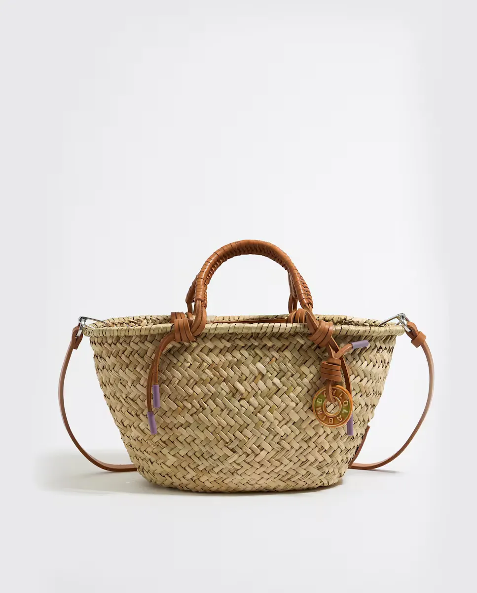 Женская сумка из рафии, трансформируемая в сумку через плечо Bimba y Lola, цвет Natural 
Женская сумка из рафии, трансформируемая в сумку через плечо Bimba y Lola, цвет Natural