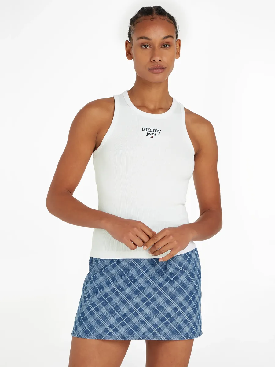 Майка Tommy Jeans "TJW SLM ESSENTIAL LOGO 1TANK EXT" с логотипом Tommy Jeans, белый
Майка Tommy Jeans "TJW SLM ESSENTIAL LOGO 1TANK EXT" с логотипом Tommy Jeans, белый