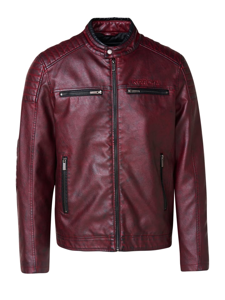 Куртка из искусственной кожи красного цвета KOROSHI
Куртка из искусственной кожи красного цвета KOROSHI