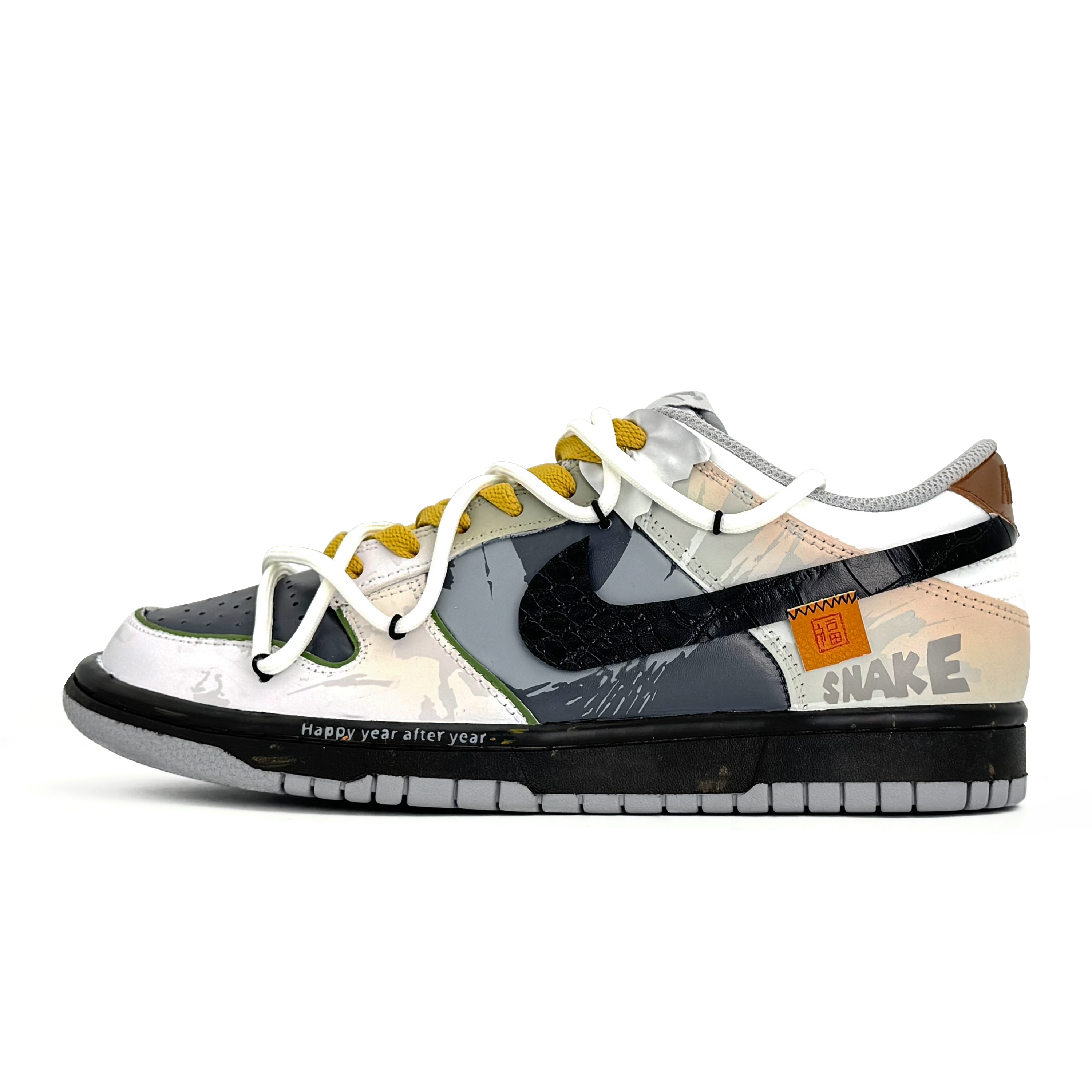 Dunk Snake Luck Противоскользящие износостойкие низкие детские кроссовки для скейтбординга для подростков Nike, Apricot
Dunk Snake Luck Противоскользящие износостойкие низкие детские кроссовки для скейтбординга для подростков Nike, Apricot