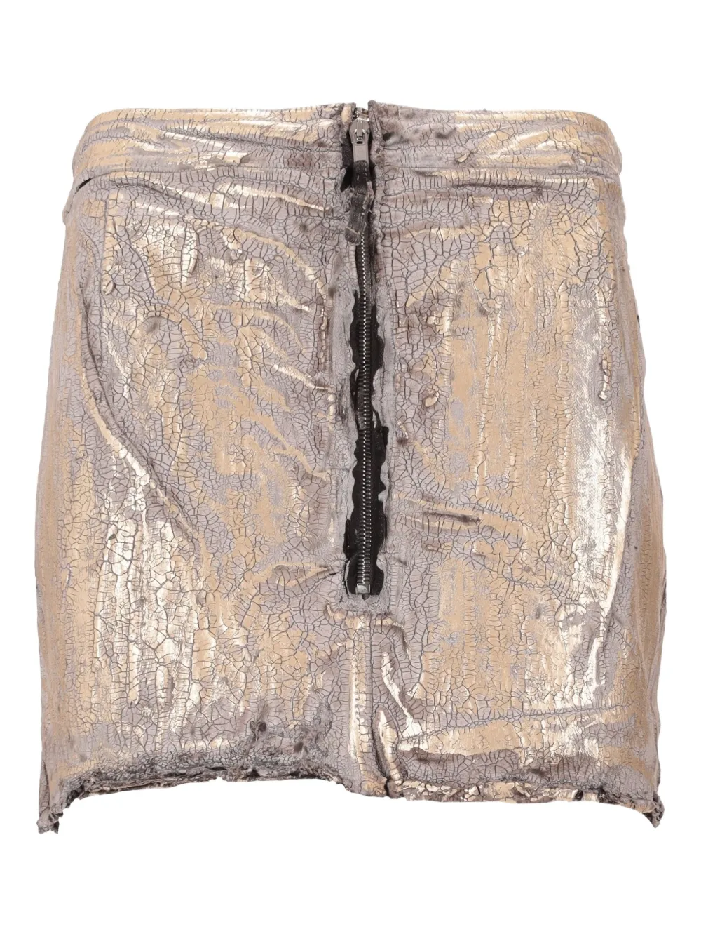 Мини-юбка на молнии Rick Owens Drkshdw, золотистый
Мини-юбка на молнии Rick Owens Drkshdw, золотистый