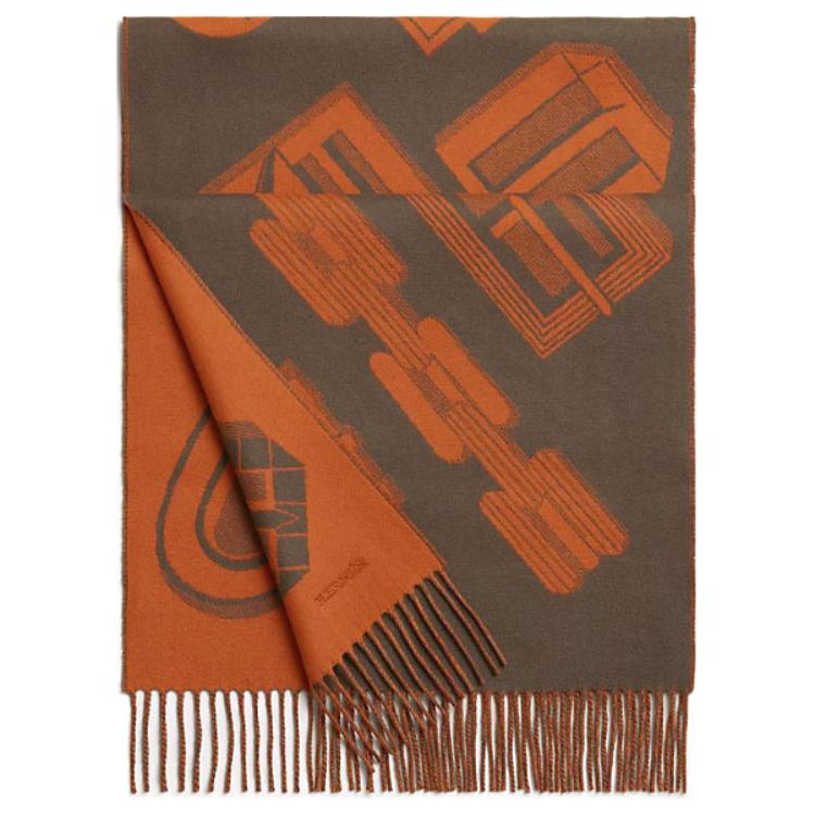 Кашемировый вязаный шарф HERMES Men's Pumpkin
Кашемировый вязаный шарф HERMES Men's Pumpkin