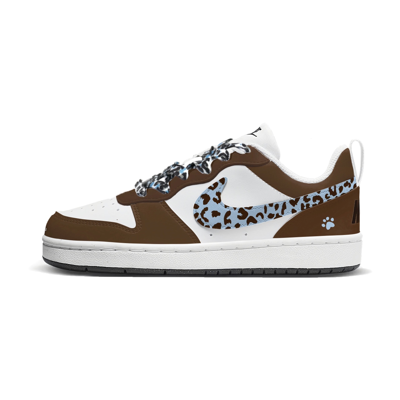 Court Borough Sugar Blue Leopard Low top Skateboard Shoes Kids' Nike, коричневый
Court Borough Sugar Blue Leopard Low top Skateboard Shoes Kids' Nike, коричневый