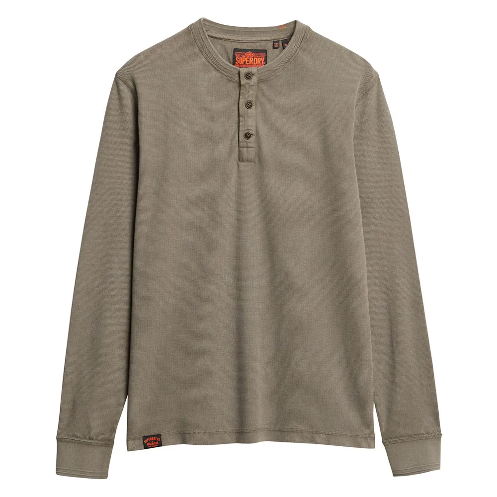 Лонгслив Superdry Vintage Textured Grandad, коричневый
Лонгслив Superdry Vintage Textured Grandad, коричневый