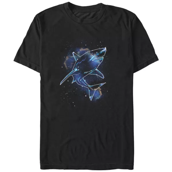 Мужская футболка с принтом "Акула в галактике" Licensed Character, черный
Мужская футболка с принтом "Акула в галактике" Licensed Character, черный