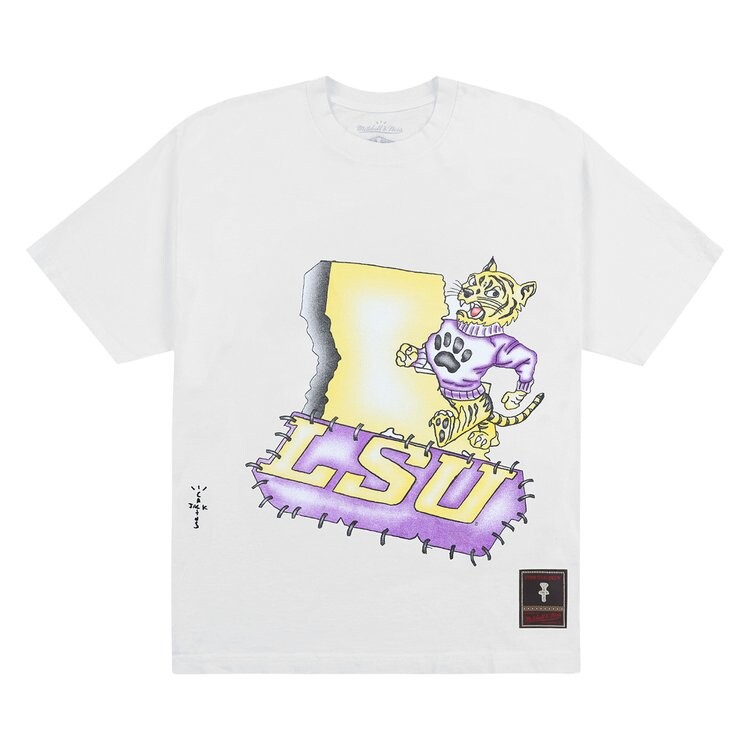 Футболка Cactus Jack By Travis Scott Cactus Jack by Travis Scott x Mitchell & Ness Louisiana State University Handdrawn Tee, белый
Футболка Cactus Jack By Travis Scott Cactus Jack by Travis Scott x Mitchell & Ness Louisiana State University Handdrawn Tee, белый