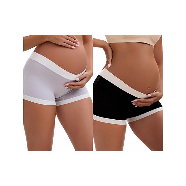 2 упаковки женских низких трусиков-шорт для беременных под живот Inspire Chic, Purple Black
2 упаковки женских низких трусиков-шорт для беременных под живот Inspire Chic, Purple Black