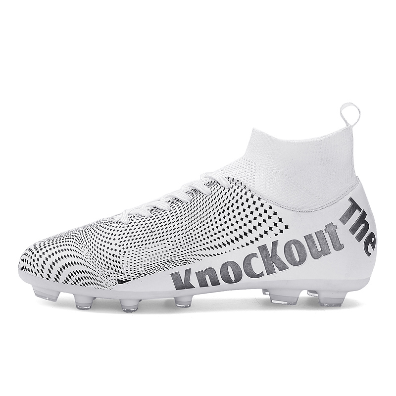 Футбольные бутсы для детей и подростков с высоким верхом, противоскользящие, анти-ударными, водонепроницаемые, легкие, амортизирующие CAMKIDS, белый
Футбольные бутсы для детей и подростков с высоким верхом, противоскользящие, анти-ударными, водонепроницаемые, легкие, амортизирующие CAMKIDS, белый