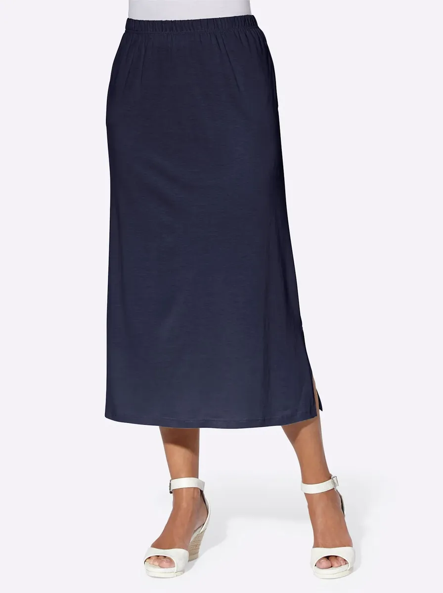 Юбка из джерси Inspirations Inspirationen, цвет морской волны
Юбка из джерси Inspirations Inspirationen, цвет морской волны