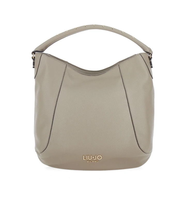 Сумка через плечо с металлическим логотипом, украшенным заклепками Liu Jo, бежевый
Сумка через плечо с металлическим логотипом, украшенным заклепками Liu Jo, бежевый
