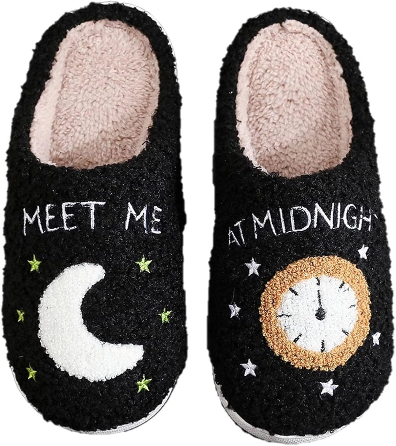 Тапочки «Встретимся в полночь» для женщин и мужчин, пушистые тапочки из пены с эффектом памяти, теплые зимние тапочки, мягкие и уютные тапочки, домашние тапочки для пар, для дома и улицы Generic, черный
Тапочки «Встретимся в полночь» для женщин и мужчин, пушистые тапочки из пены с эффектом памяти, теплые зимние тапочки, мягкие и уютные тапочки, домашние тапочки для пар, для дома и улицы Generic, черный