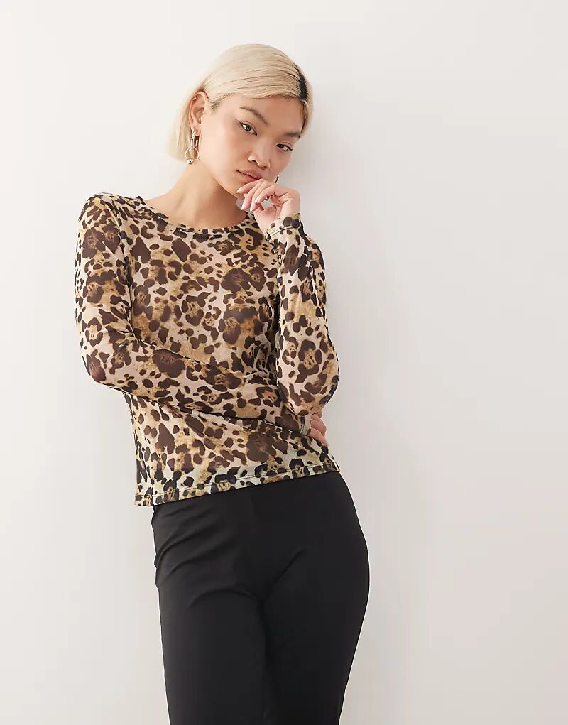 Сетчатый топ Noisy May с леопардовым принтом
Сетчатый топ Noisy May с леопардовым принтом