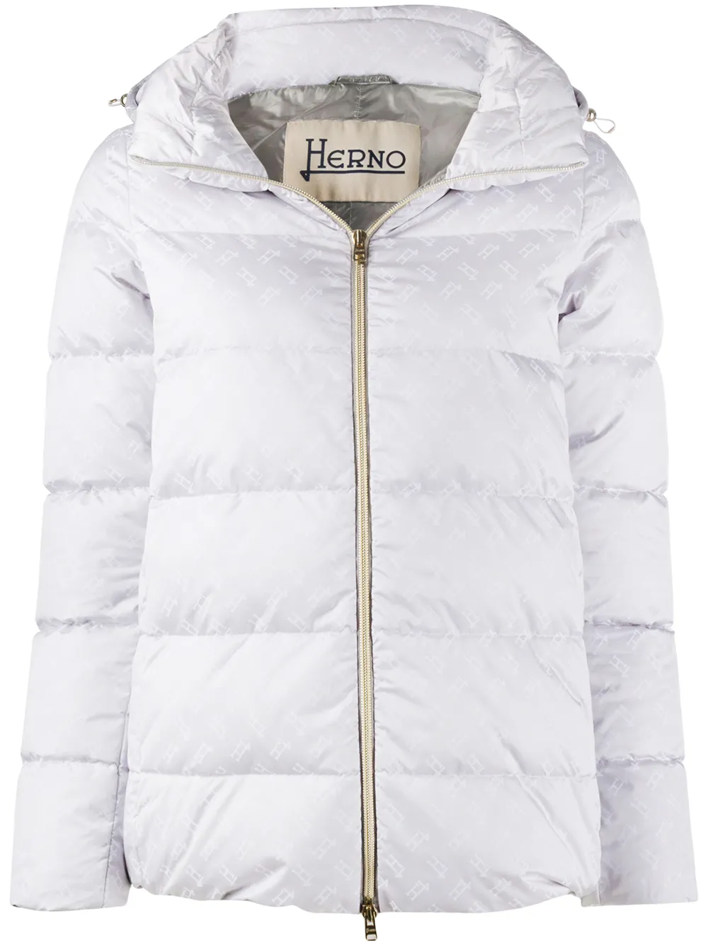 Пуховик с узором Herno, серый
Пуховик с узором Herno, серый