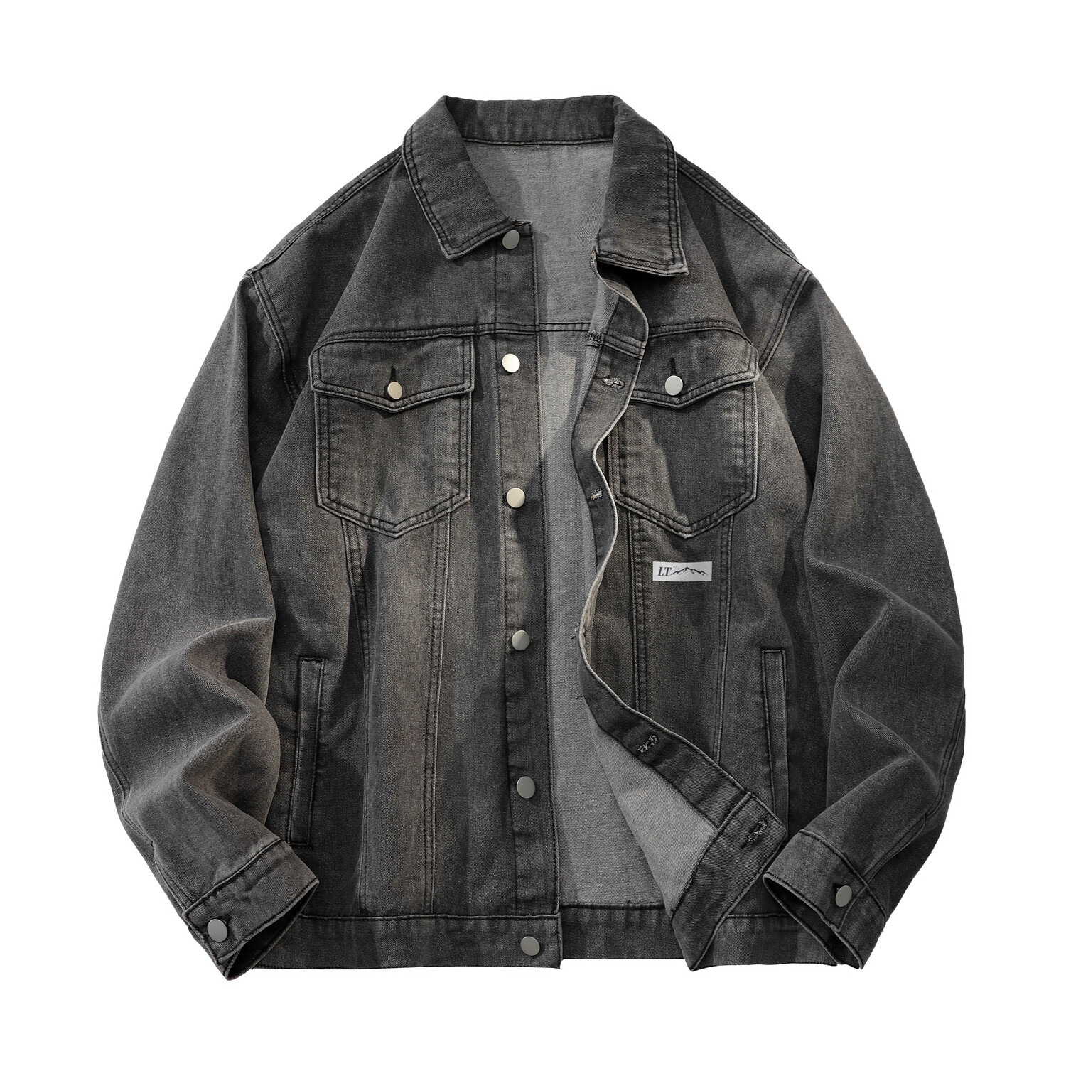 Джинсовая куртка унисекс LIVINGTOWN, Темно-серый
Джинсовая куртка унисекс LIVINGTOWN, Темно-серый