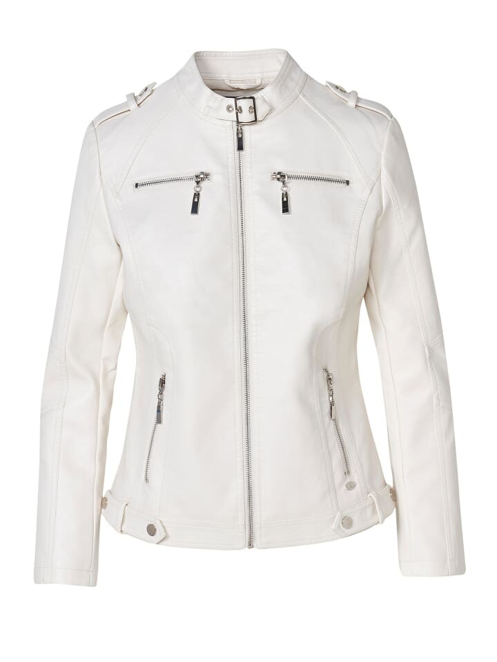 Куртка софтшелл KOROSHI Jacke aus kunstleder., белый 
Куртка софтшелл KOROSHI Jacke aus kunstleder., белый