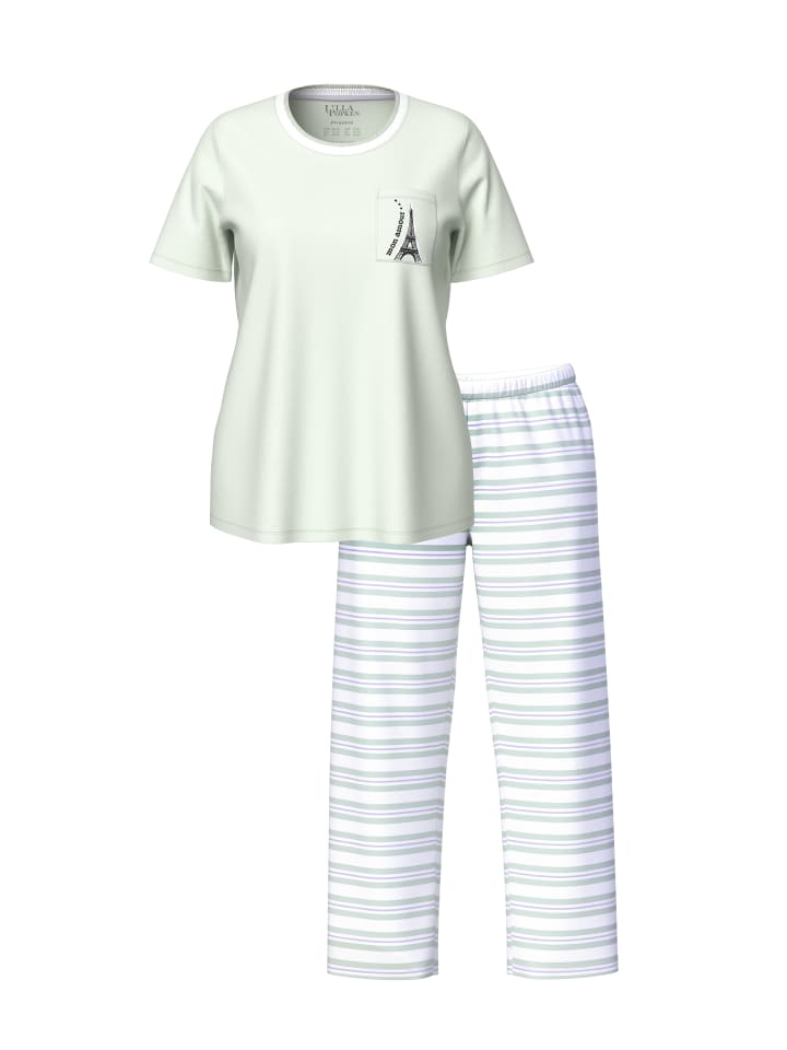 Пижама Ulla Popken, светло-зеленый
Пижама Ulla Popken, светло-зеленый