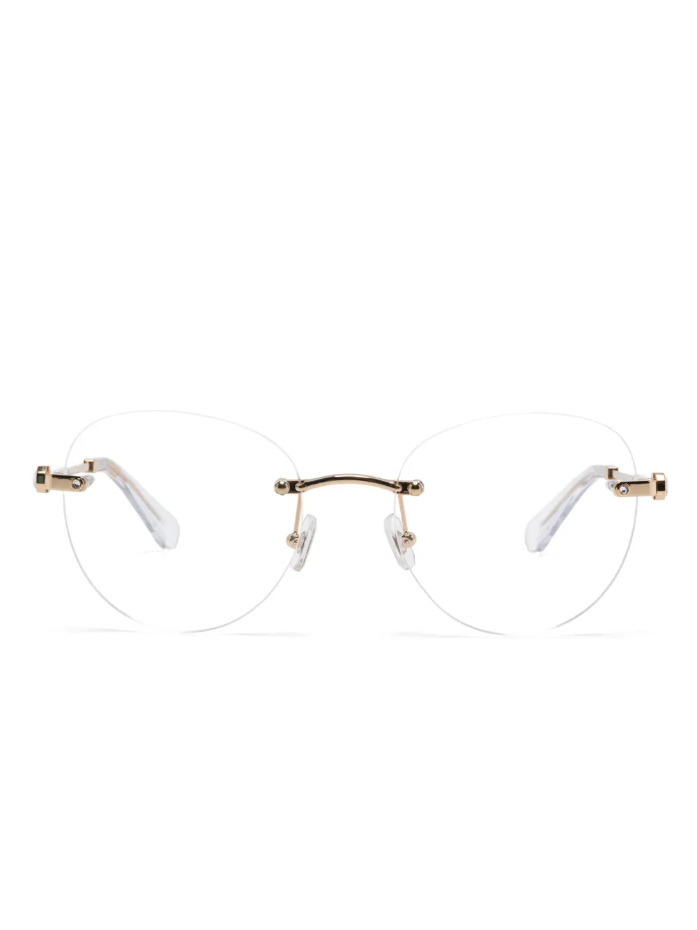 Очки в безободковой оправе Swarovski, золотистый
Очки в безободковой оправе Swarovski, золотистый