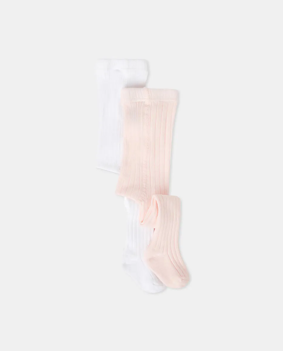 Упаковка из 2 однотонных колготок в рубчик для девочек Cotton Juice, розовый
Упаковка из 2 однотонных колготок в рубчик для девочек Cotton Juice, розовый